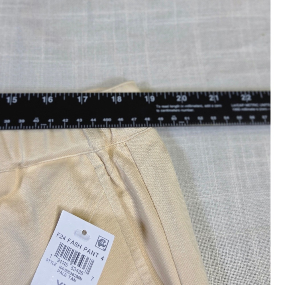 Mode of One Womens Pale Tan Straight Leg Elastic Waist Pants 100188362MN XL - Picture 6 of 9